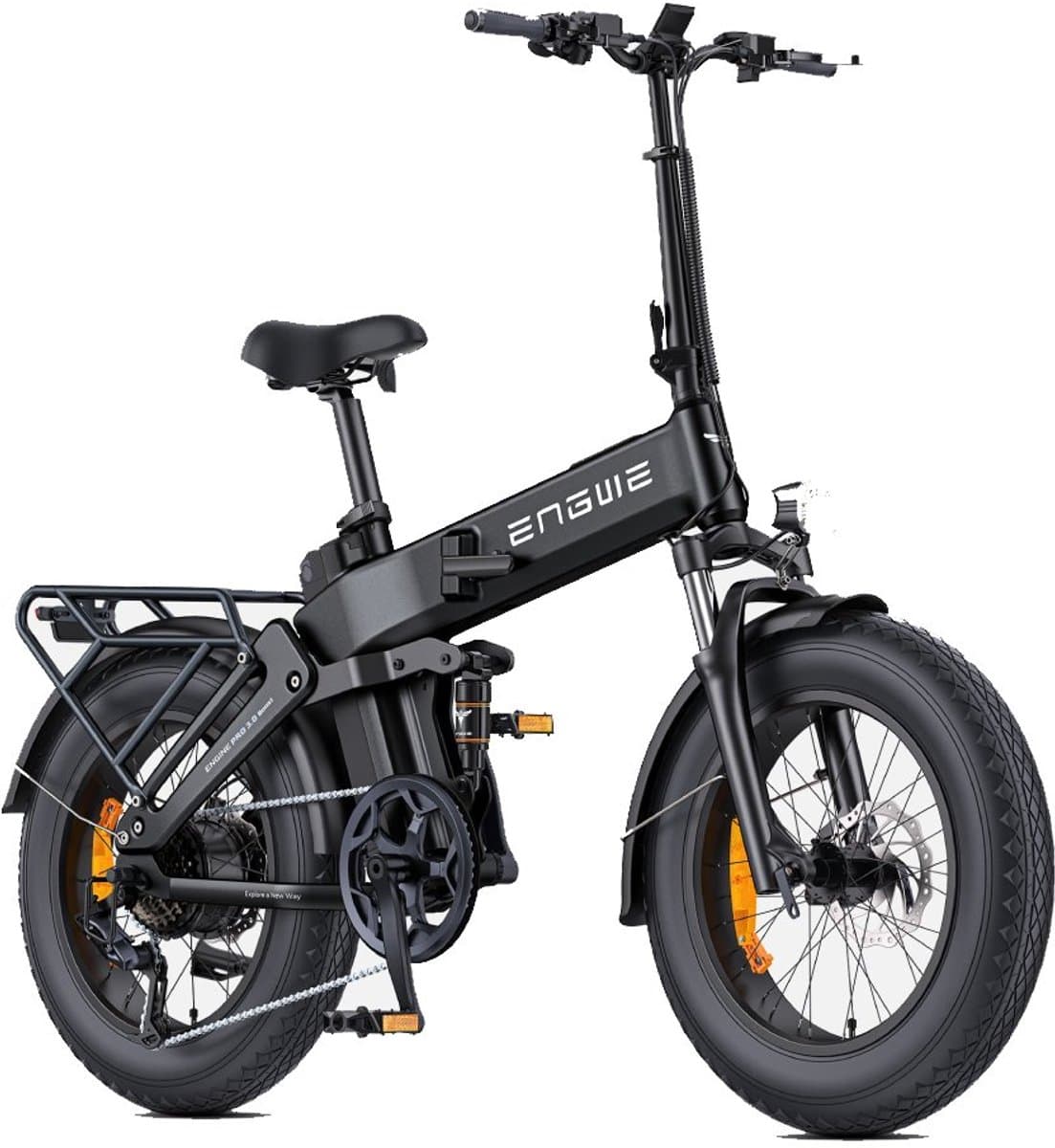 ENGWE ENGINE PRO 3.0 BOOST E-Bike -20 inch - 80km actieradius - 250W motor - zwart