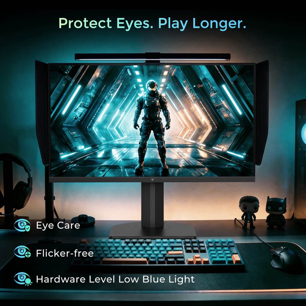 KTC H27E8 27" Gaming Monitor - QHD 2560×1440 - Fast IPS - 240Hz (275Hz OC) - HDR400 - Zwart thumbnail 3