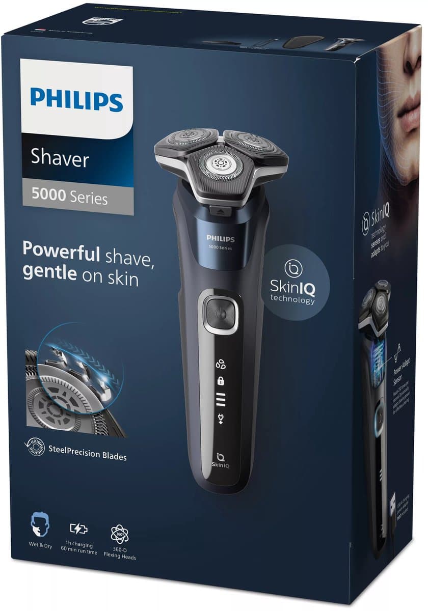 Philips S5885/35 - Oplaadbare scheerapparaat met 3 messen thumbnail 7