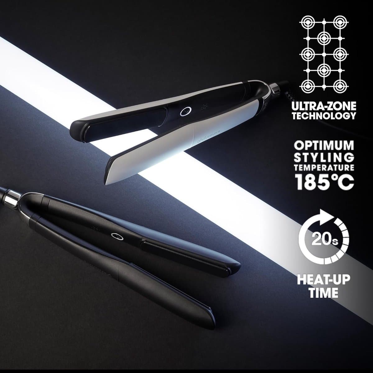 Thijox - Professionele Stijltang Zwart - ghd Platinum+ - Intelligente Haarstyler met Ultra-Zone Technologie - Vermindert Haarbreuk - Glans & Kleurbesc thumbnail 3
