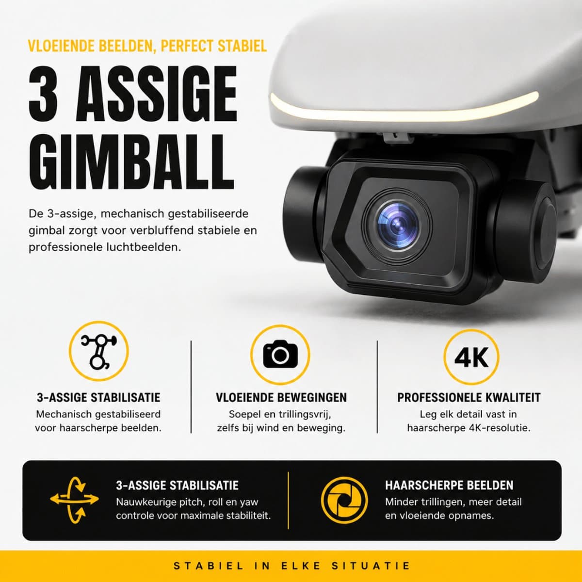 Killerbee NOVA – Drone met 4K UHD Camera en 3 assige gimball - 3Km Bereik - 2 Batterijen (totaal 50 Min Vliegtijd) - Incl 64GB Geheugenkaart thumbnail 7