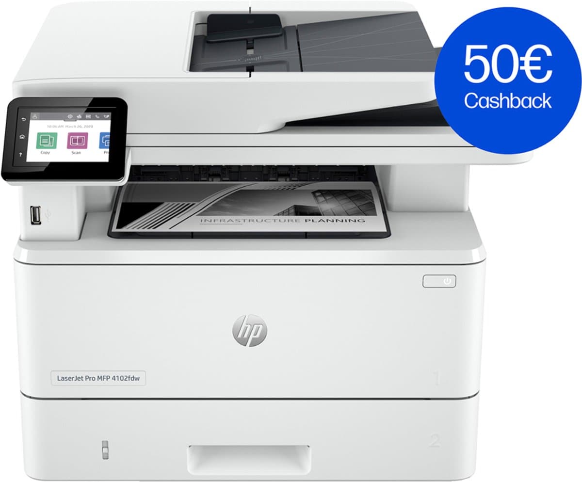 HP LaserJet Pro 4102dw: compact all-in-one voor kleine teams thumbnail 7