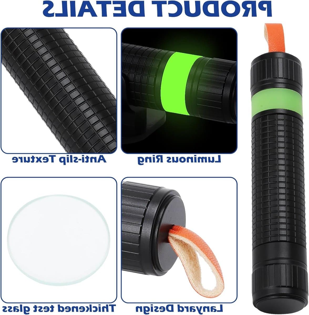 Noodhamer met Gordelsnijder en Glasbreker, Veiligheidsapparaat voor Auto met Lichtring en Testglas, Ideaal voor Noodsituaties en Ongevallen thumbnail 4