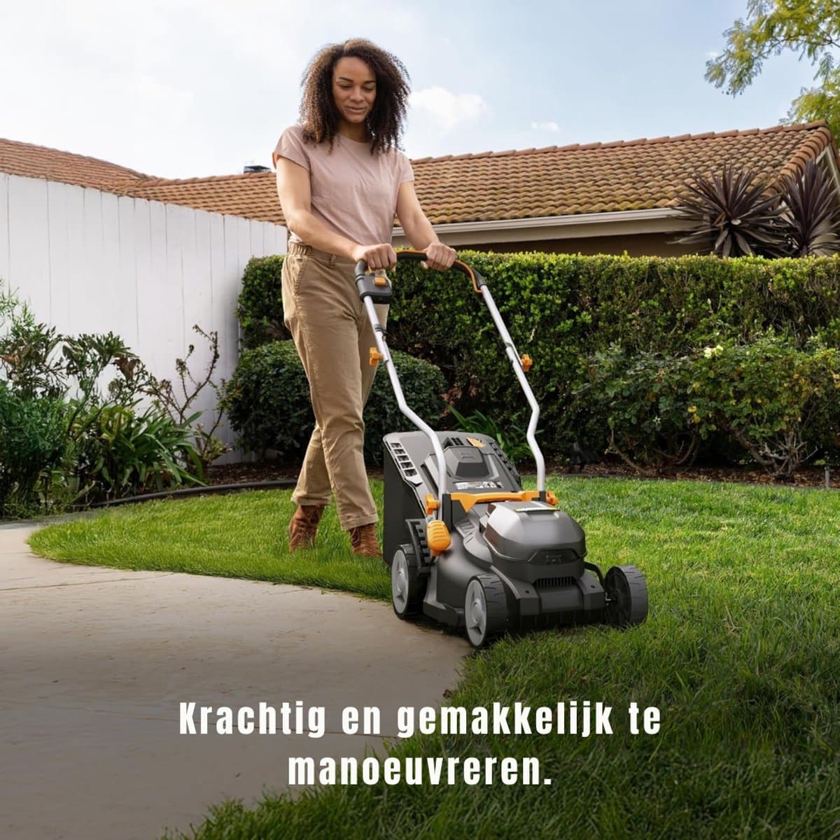 Florixa® Grasmaaier Accu - Grasmaaier Elektrisch - Grasmaaier Benzine - Grasmaaier Benzine Zelftrekkend - Zwart - 114cm x 43cm x 107cm; 9.77 kg thumbnail 8