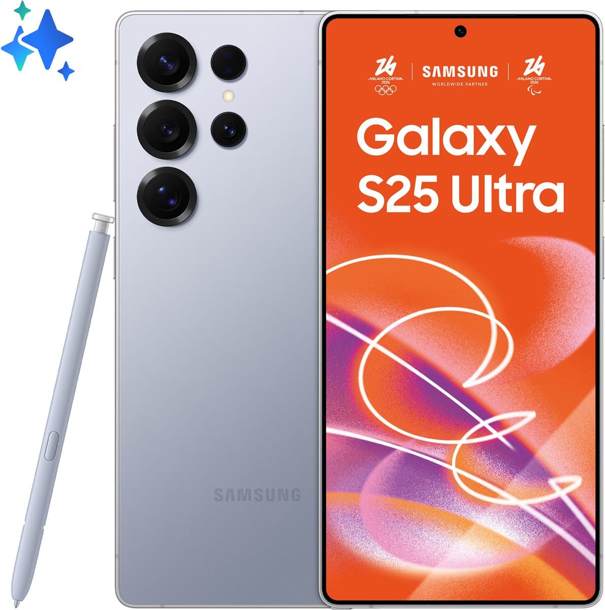 Samsung Galaxy S25 Ultra 5G - 256GB - Titanium Silver Blue thumbnail 2