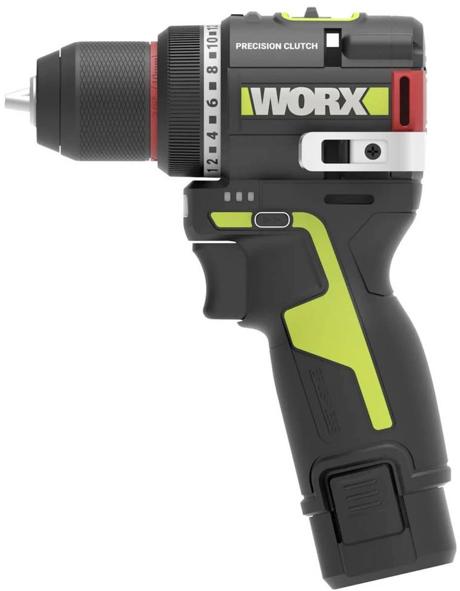 Worx WU927 Accu-slagmoersleutel, Accu-schroefboormachine 12 V 2 Ah, 4 Ah Li-ion Incl. 2 accu's, Incl. lader, Incl. opbe thumbnail 2