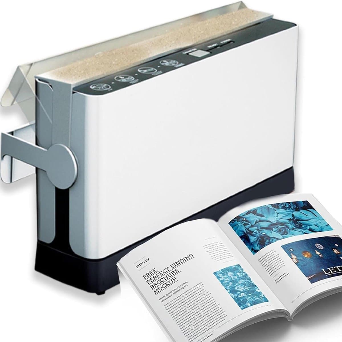 Thermische Bindmachine - Boekbinder Documenten - Rapporten Binden - Hotmelt Lijmsysteem - 220 Vellen - Zwart