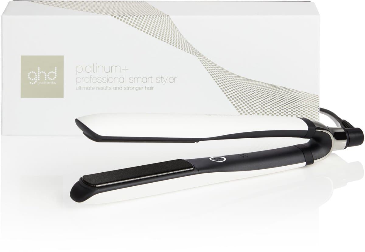 ghd – Platinum+ – Stijltang – Ultra-Zone Technologie – Keramische Coating – Met Ionentechnologie – Voor Alle Haartypes – Wit