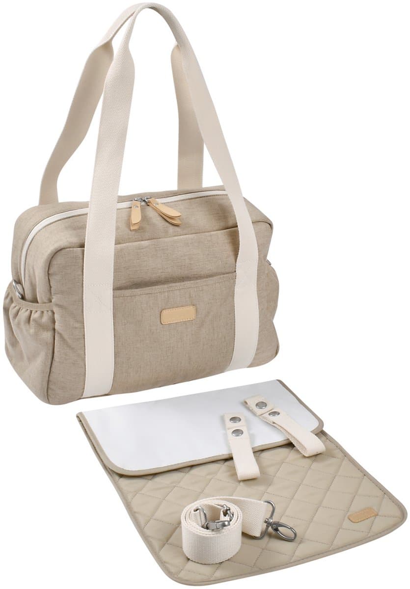 Béaba Paris Luiertas - Unisex Babytas - Luiertas met Verzorgingsmatje en Isothermisch Vak - Kinderwagen- & Trolleybevestiging - 16L - Clay thumbnail 6