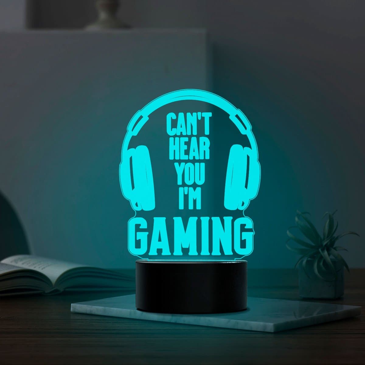 Samstyle - Game LED Lamp - 16 kleuren - 3D Game Light - I Am Gaming - Afstandsbediening - Sfeerlamp thumbnail 4