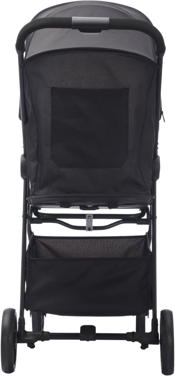 Bebies First Buggy MIO - Lichtgewicht Opvouwbare buggy- Verstelbare Rugleuning - Zwenkwielen, Zonnekap & Boodschappenmand - Geschikt vanaf Geboorte tot 22 kg - Zwart thumbnail 6