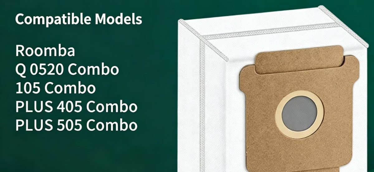 16 stuks stofzakken voor iRobot Roomba 105 Vac, 105 Combo, Plus 405 Combo, Plus 505 Combo, Plus 505, Max 705 Vac, Max 705 Combo Q0520 robotstofzuiger - wegwerpstofzakken voor Roomba thumbnail 6