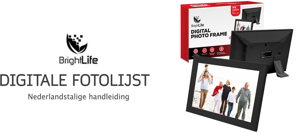 BrightLife Digitale Fotolijst met Frameo App - 10.1 inch - HD Resolutie - Fotokader - Digitale kalender - WiFi - IPS Touchscreen - 32GB - Vaderdag Cadeau thumbnail 8