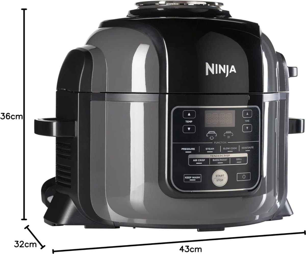 Ninja Foodi OP300EU - 7-in-1 Multicooker met TenderCrisp thumbnail 8