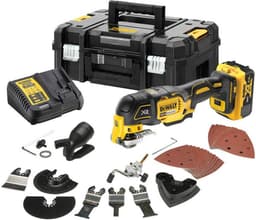Productfoto van DeWALT DCS356P2 18V XR multitool met 5,0Ah accu en TSTAK