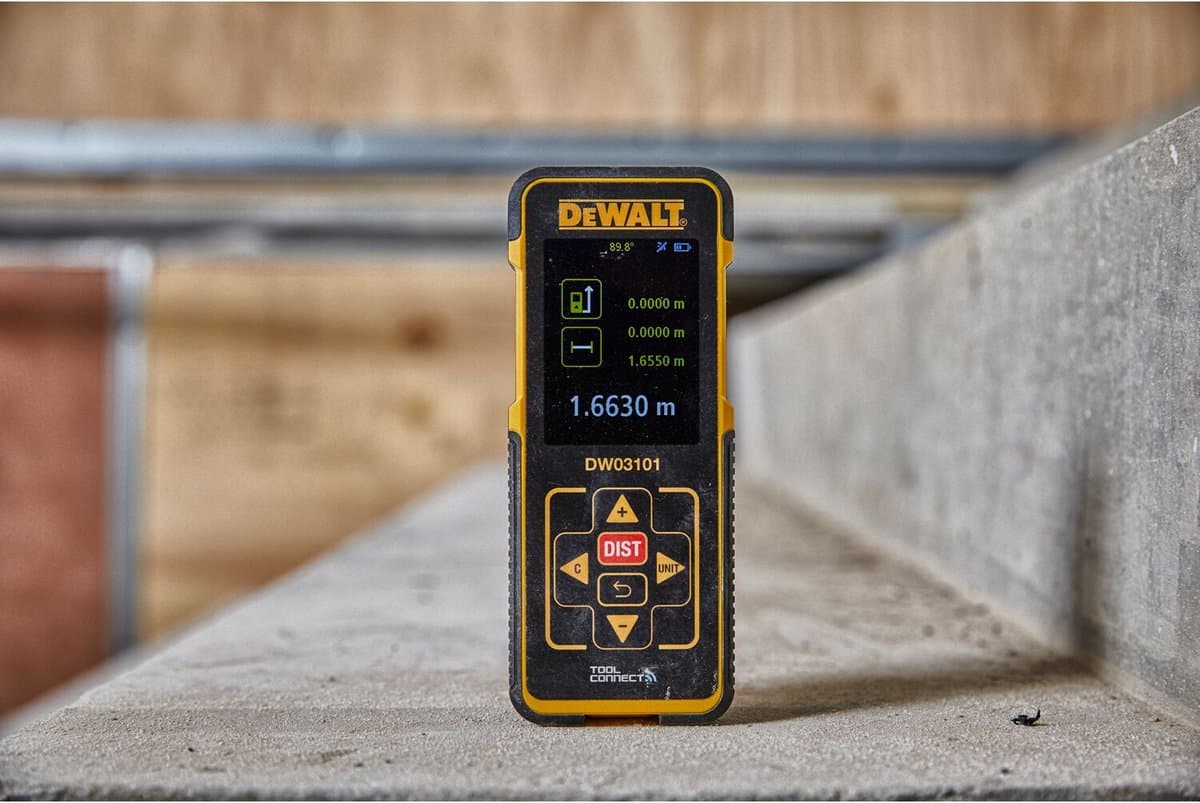 DeWalt DW03101 - Laserafstandsmeter - 100m - IP65 - Inclinometer thumbnail 6