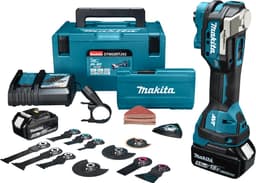 Productfoto van Makita DTM52RTJX2 Accu multitool + accessoires 18V 5.0Ah in Mbox