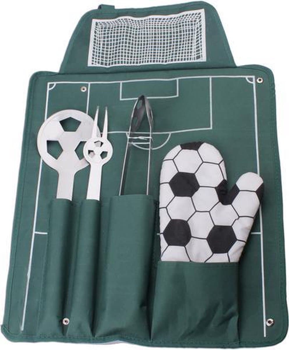 Bbq Gereedschap Voetbal - RVS