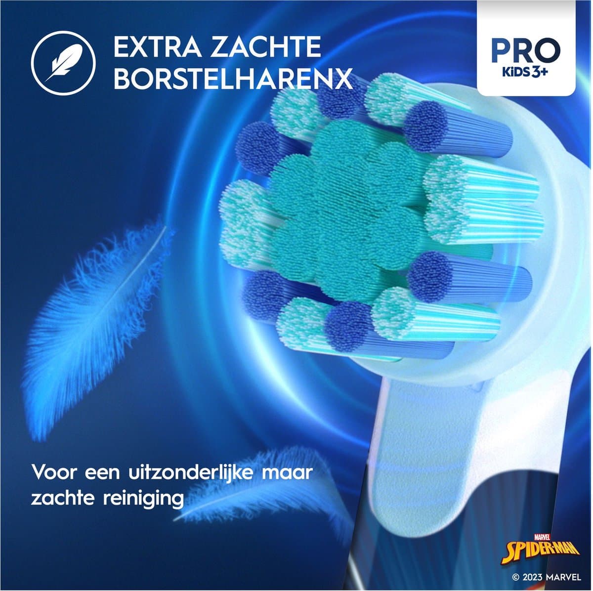 Oral-B Pro Kids Spiderman Elektrische Tandenborstel + Reisetui thumbnail 2
