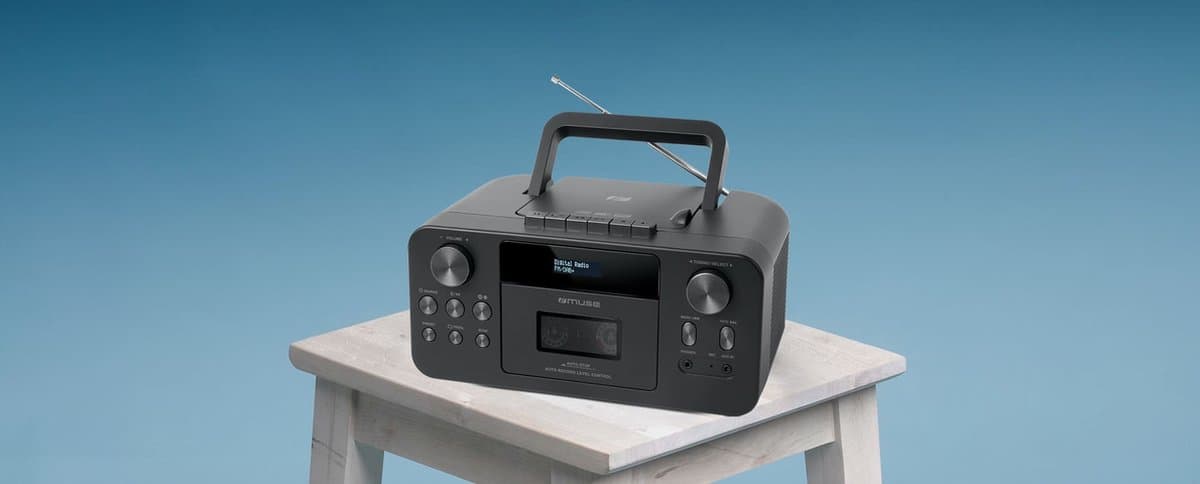 Muse M-182DB - Draagbare Bluetooth, DAB+, CD en Cassette speler thumbnail 8