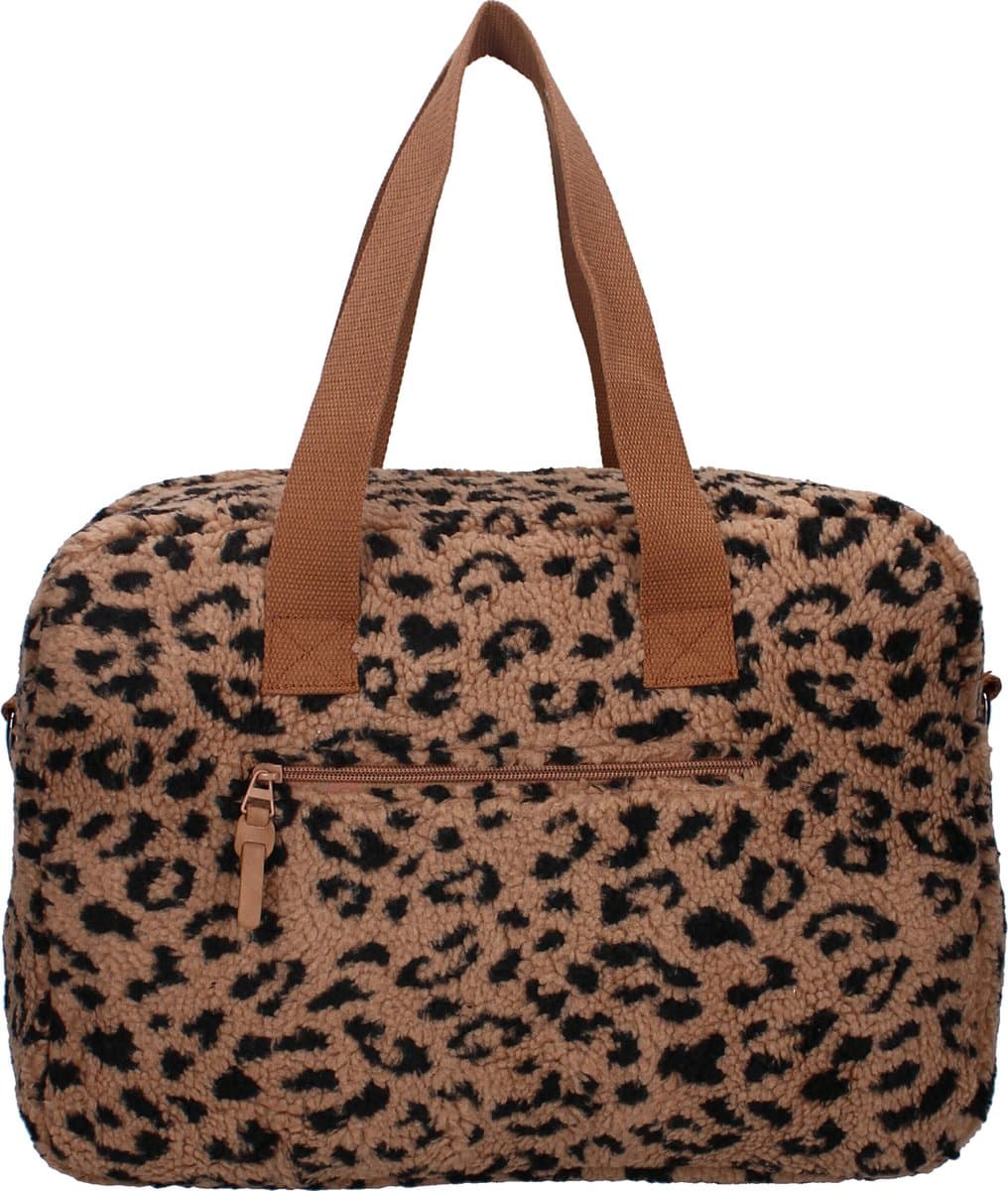 Kidzroom Care Carry Allure Luiertas - Beige - Teddy - Verschoonmatje - Verstelbare schouderband - Ophanglussen kinderwagen thumbnail 8