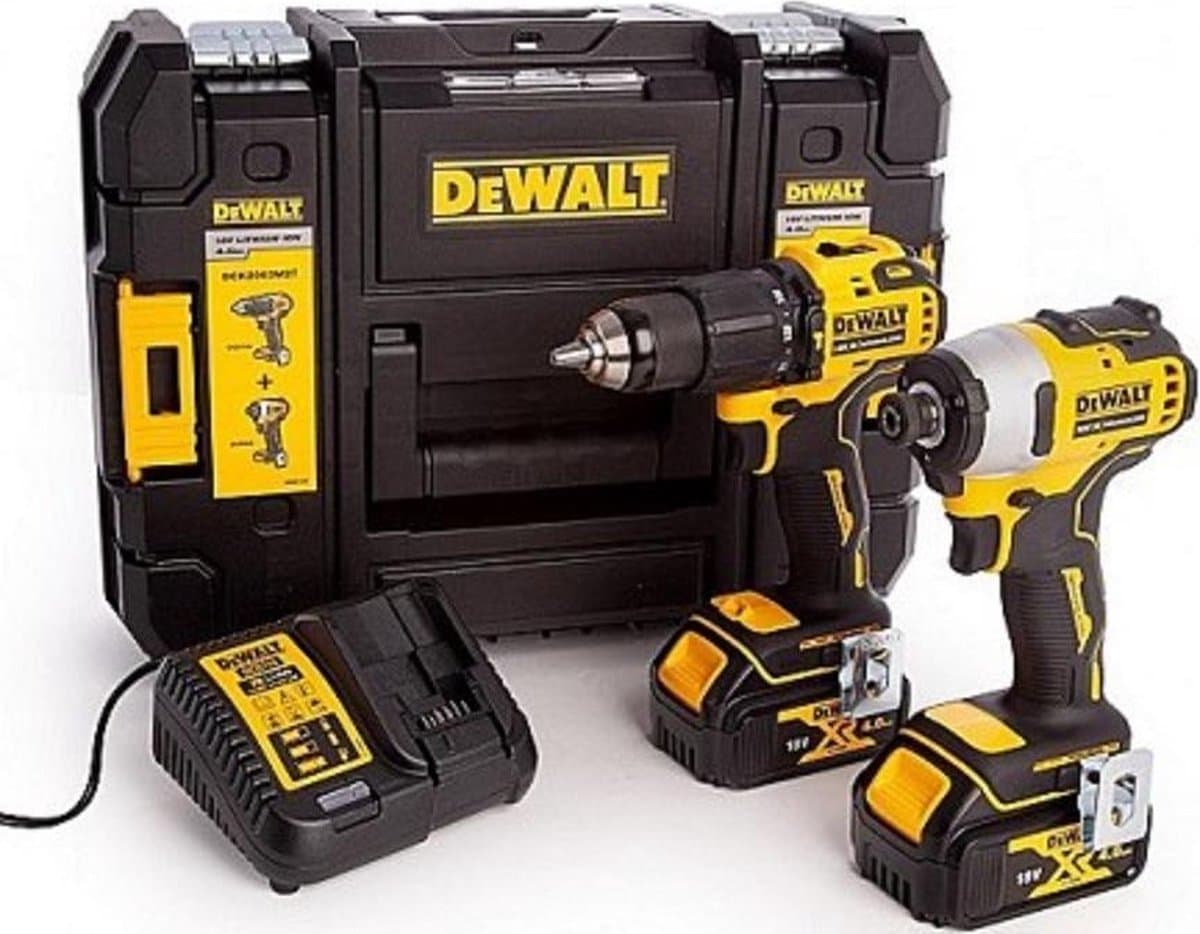 DeWalt DCK2062M2T 18V XR Accu Combiset Boormachine + Schroever thumbnail 7