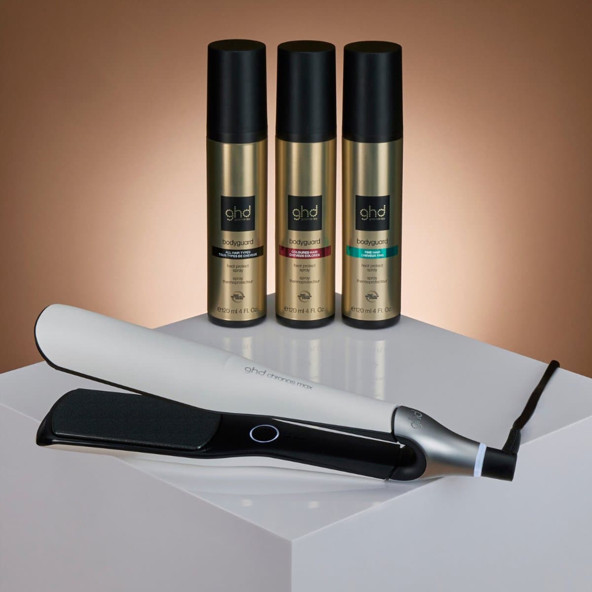 ghd – Chronos Max Styler – Stijltang – Brede Platen – Ionen technologie – Keramische Coating – Voor Dik en Krullend Haar – Wit thumbnail 2