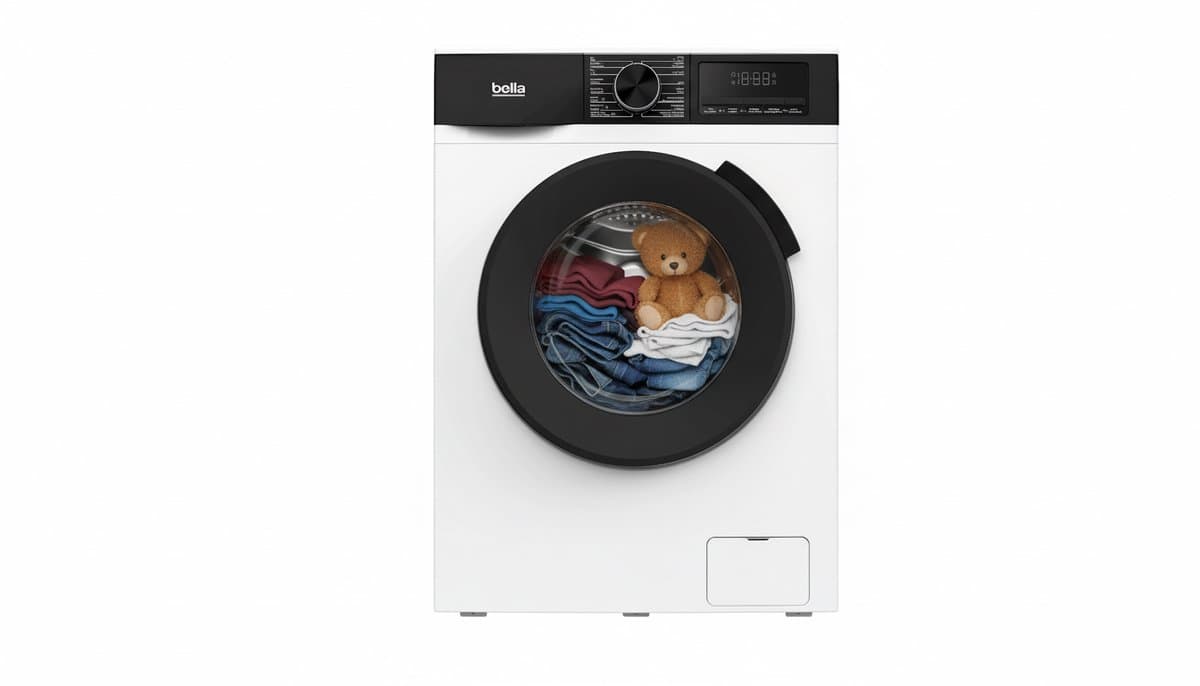 Bella BWA8014.1W - Wasmachine - Stoomfunctie - Energielabel A - 8KG - 1400 Toeren - 16 Wasprogramma's - Wit thumbnail 5