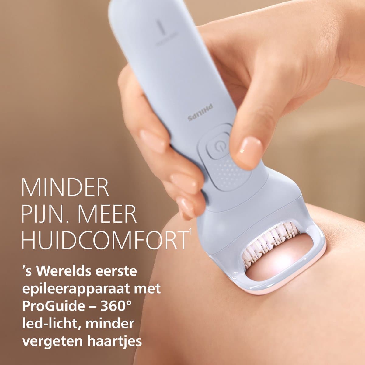 Philips Epilator Series 8000 - Draadloze Nat & Droog Elektrische Epilator en Ladyshave - Benen en Lichaam - 5 Accessoires- BRE709/00 thumbnail 2