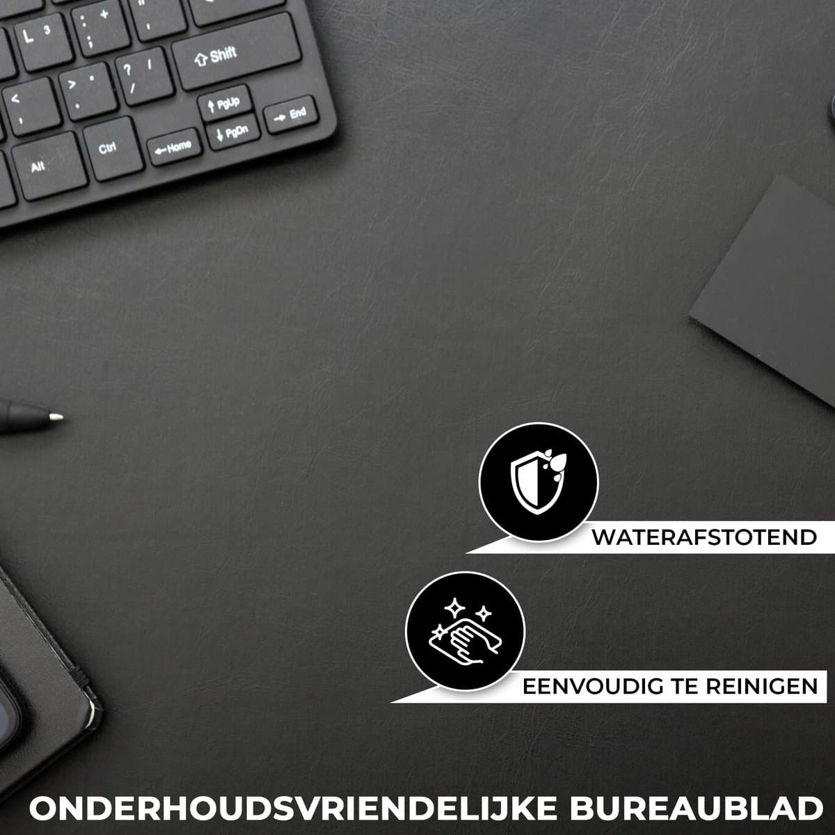 Bayt Zit Sta Bureau - Elektrisch Bureau - In Hoogte Verstelbaar Bureau - 120 x 60 cm - Zwart thumbnail 6