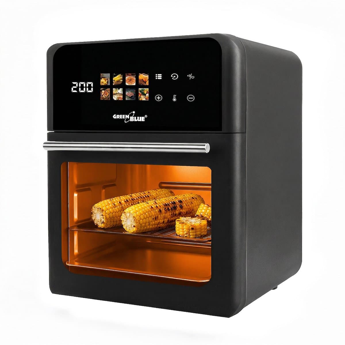 GreenBlue GB950 - AIR FRYER - Vetvrije friteuse - 1800 W - 10 l - 8 programma’s - Accessoires - Timer thumbnail 2