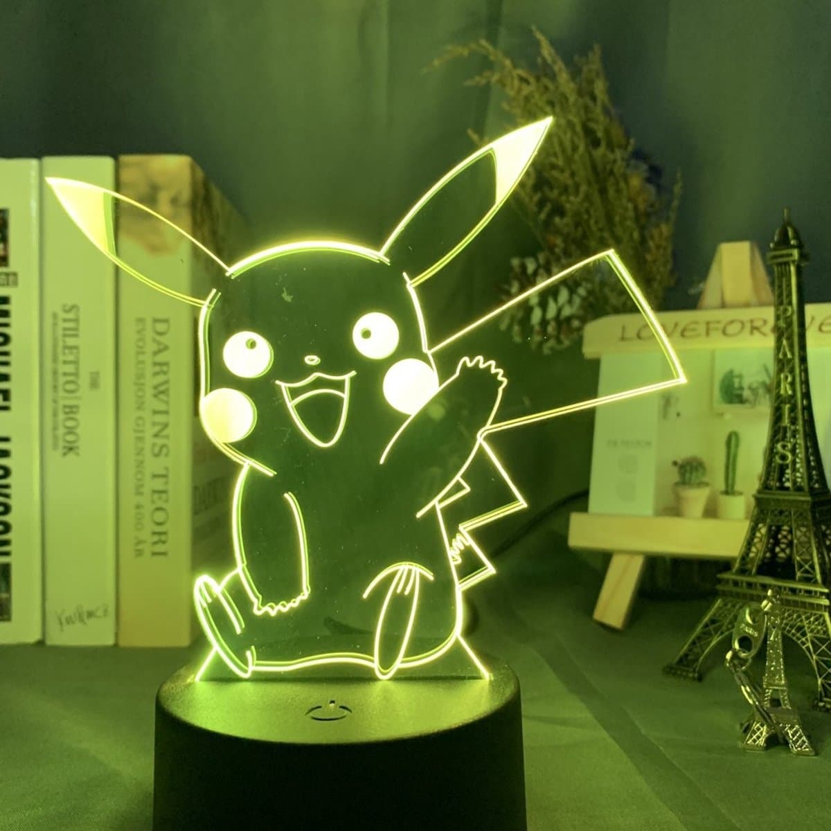 Samstyle - Game LED Lamp - 16 kleuren - 3D Game Light - Pikachu - Pokémon - Afstandsbediening - Sfeerlamp thumbnail 5