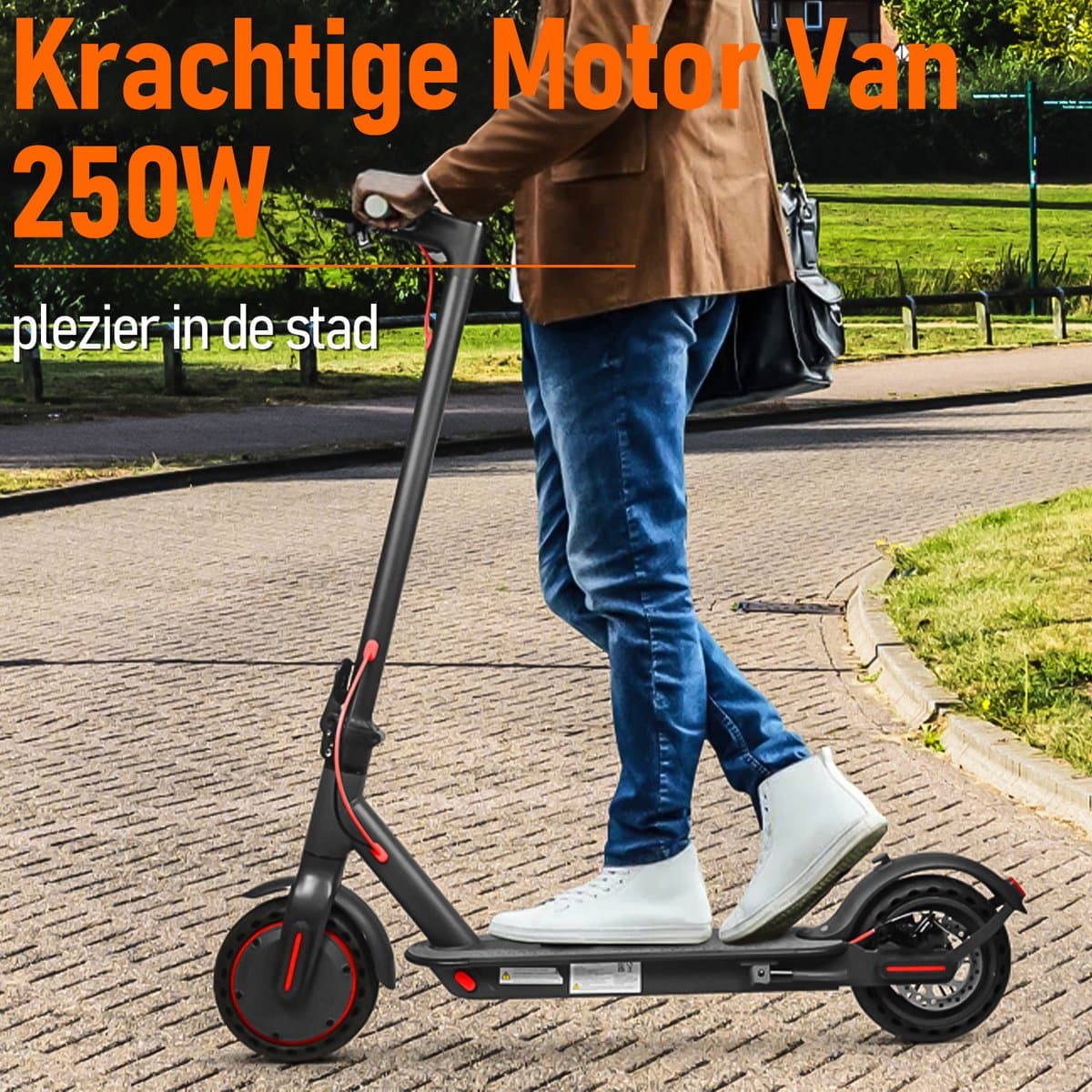 AOVOPRO TUYA Elektrische Step – 250W, 25 km/u, opvouwbaar thumbnail 7