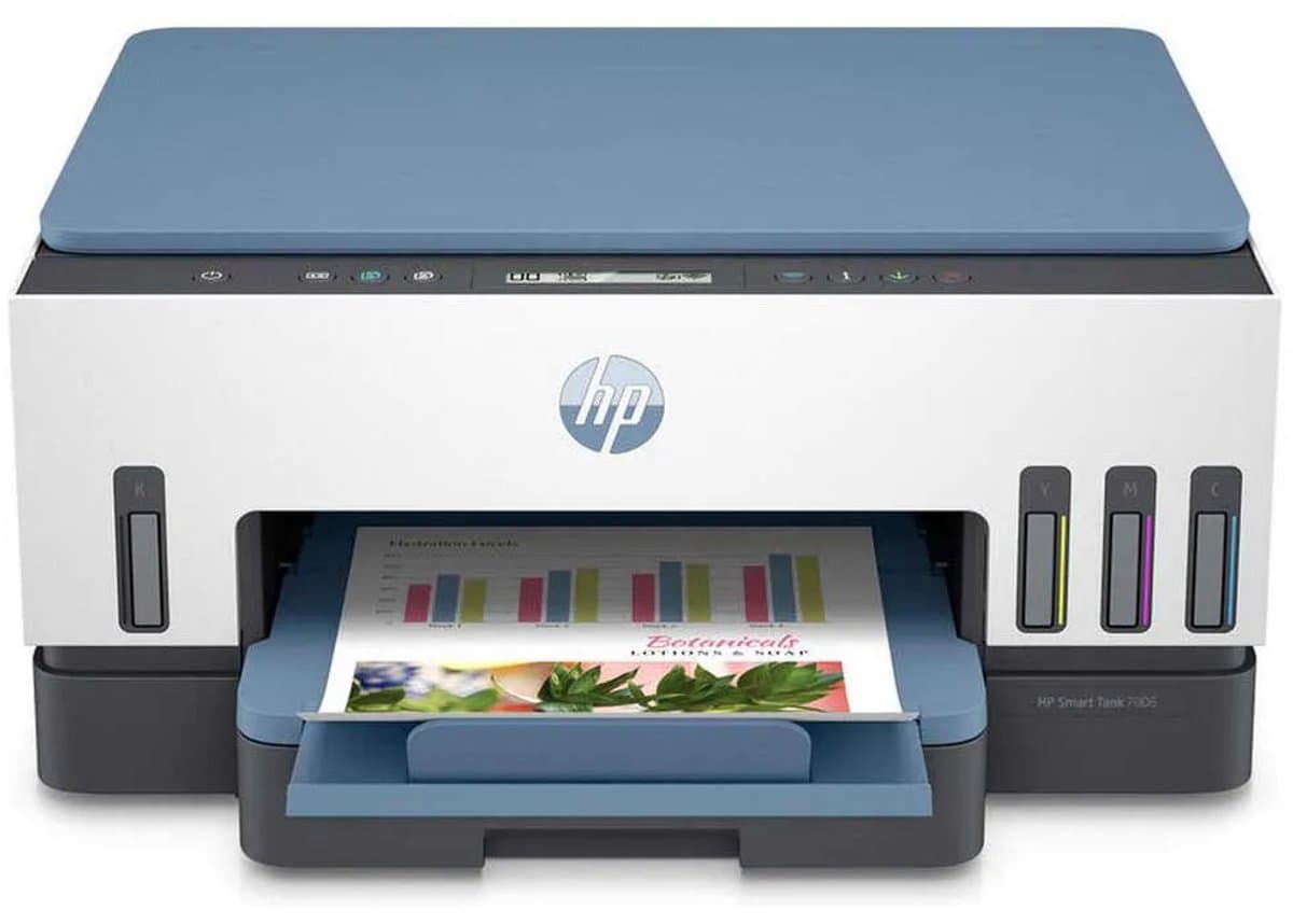 HP Smart Tank 7006 – All-in-One Kleurenprinter – Inkjet Tankprinter – Wifi & AirPrint – Tot 3 Jaar Printen – Printen, Scannen, Kopiëren – Dubbelzijdig – Zonder Cartridges - afbeelding 1