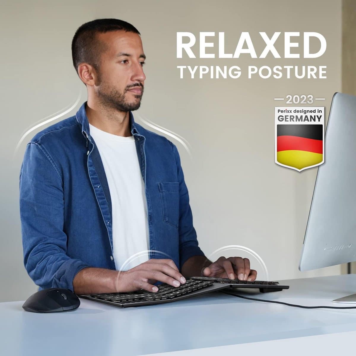 Ergonomisch Gespleten Mechanisch Toetsenbord met Programmeerbare Macro-toetsen voor Windows en Mac OS thumbnail 4