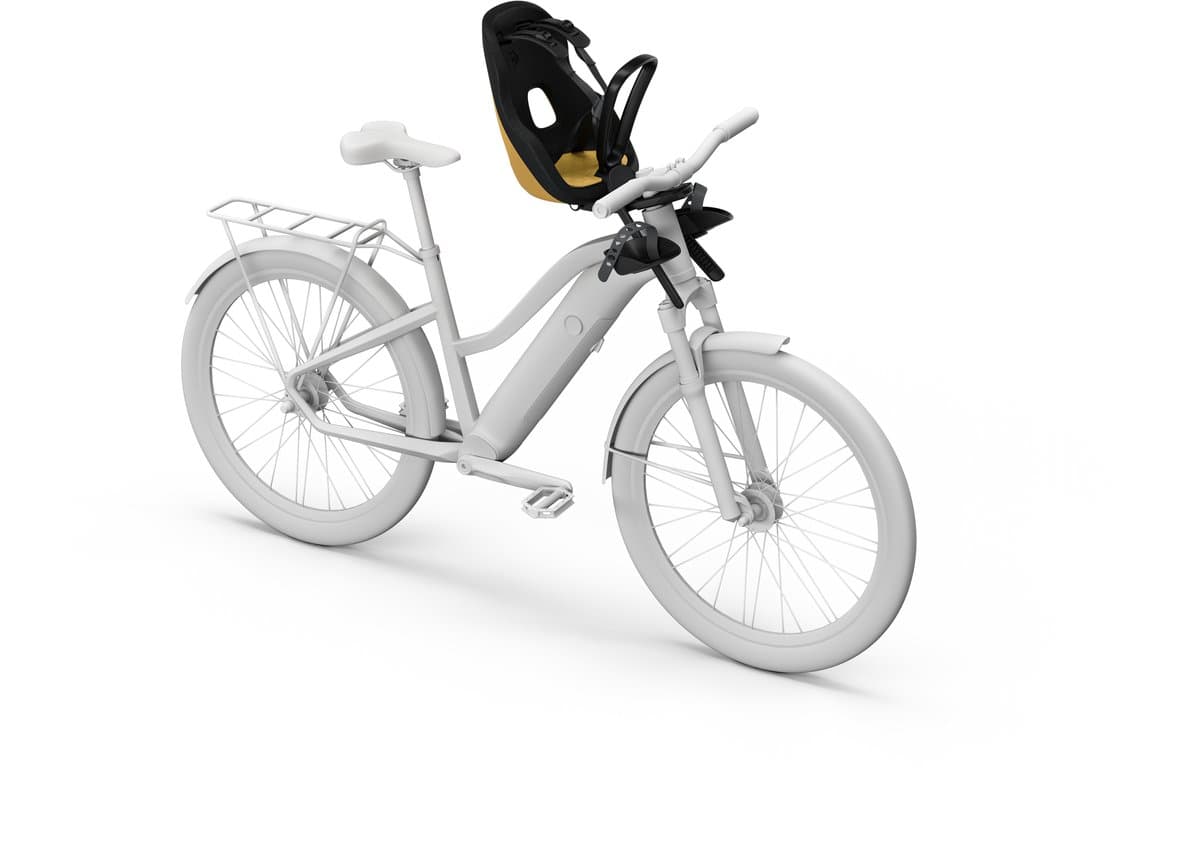 Thule Yepp Nexxt 2 mini - fietsstoeltje - voorzitje - Burnished Yellow thumbnail 4