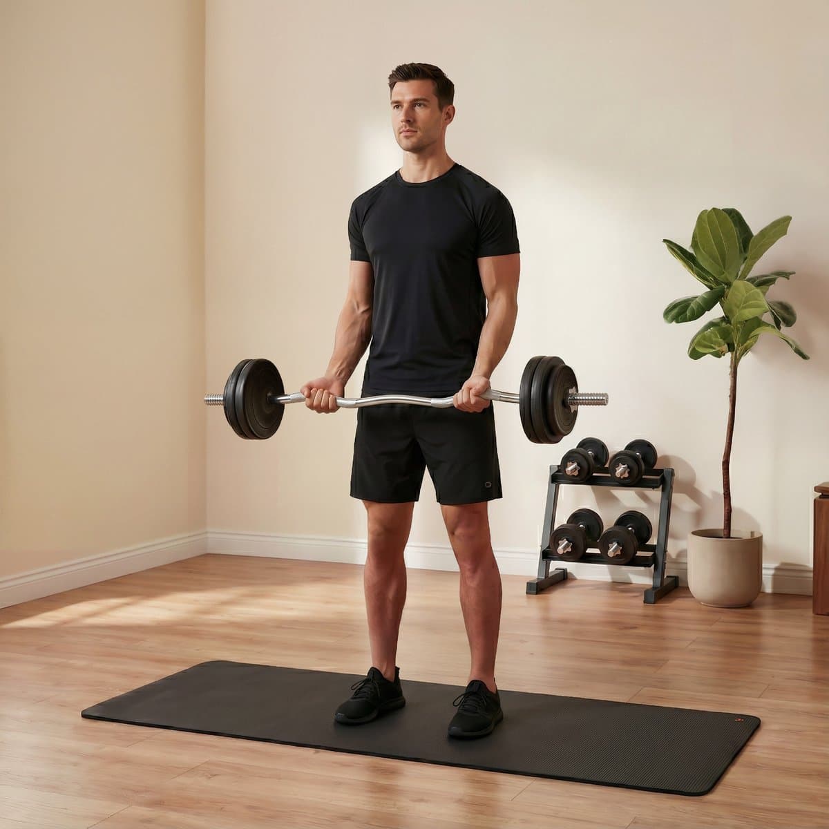 VirtuFit Vinyl EZ-Curl Set - Halterset - 20 kg thumbnail 4