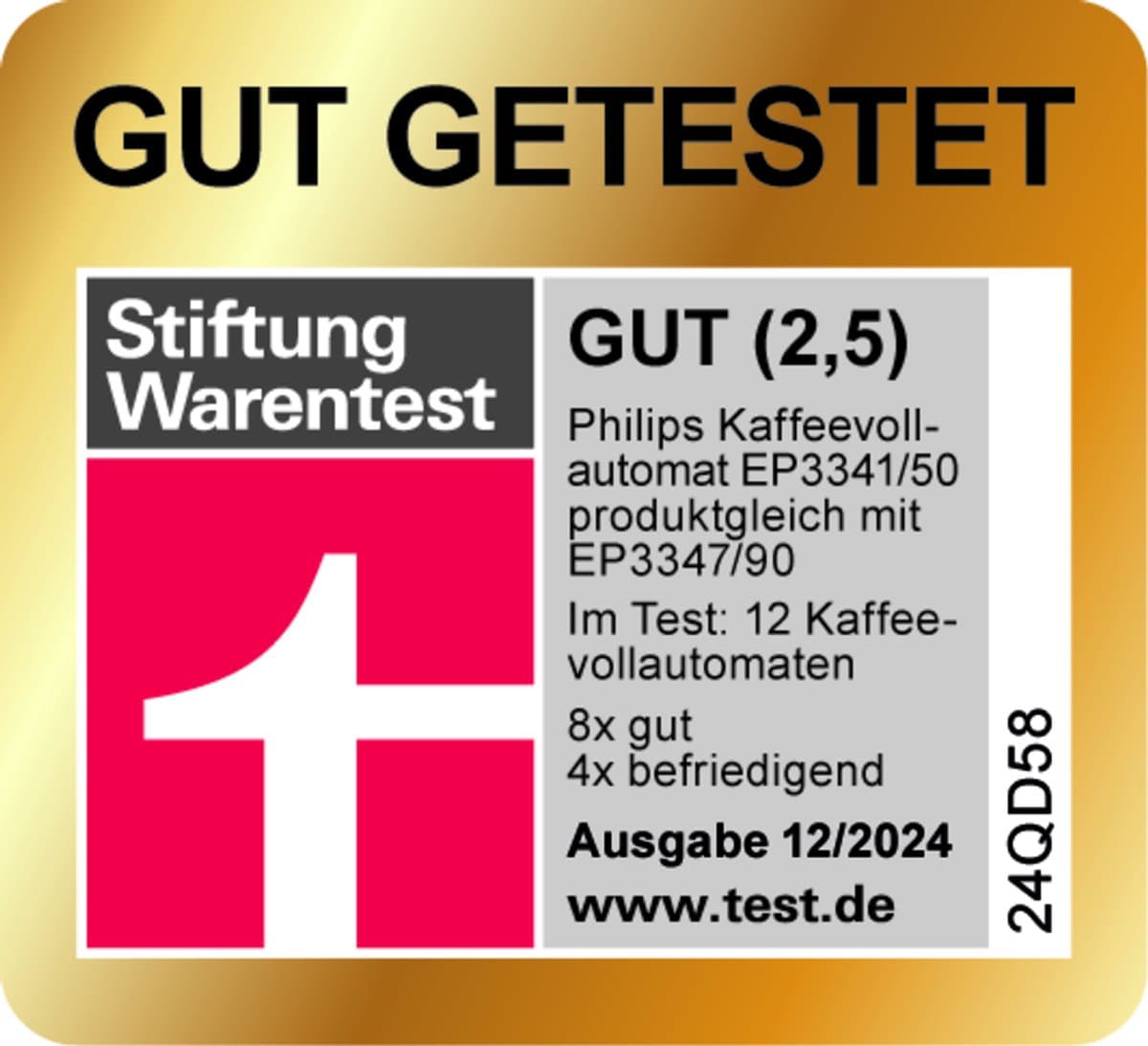 Philips 3300 Series LatteGo EP3341/50 - Espressomachine - 5 Soorten Koffie + Heet Water - Zwart / Chroom - + AquaClean Filter thumbnail 2
