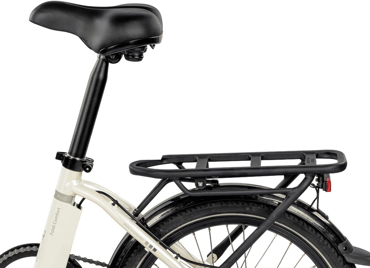SAXXX Foldi Comfort - Elektrische Fiets - 95% Vooraf Geassembleerd Vouwfiets - 410Wh uitneembare accu - 80 km Actieradius - Shimano Nexus 7-versnellingssysteem - Achterwielmotor 250W - 20 x 2.3" CST - Mechanische schijfrem - Wit thumbnail 8