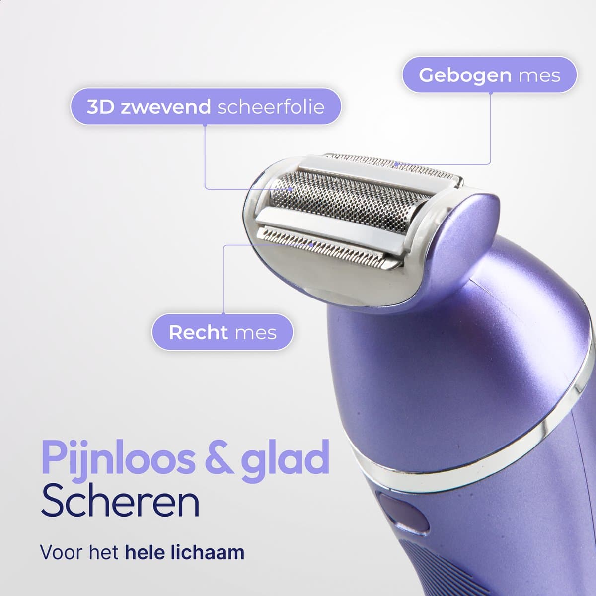 7 in 1 Ladyshave - Epileerapparaat Dames - IPX 7 Waterdicht - Oplaadbaar - Bikinitrimmer - Scheerapparaat Vrouw Intiem - Ladyshaves voor Vrouwen - Epilator - Trimmer Vrouw - Qualiz® thumbnail 6