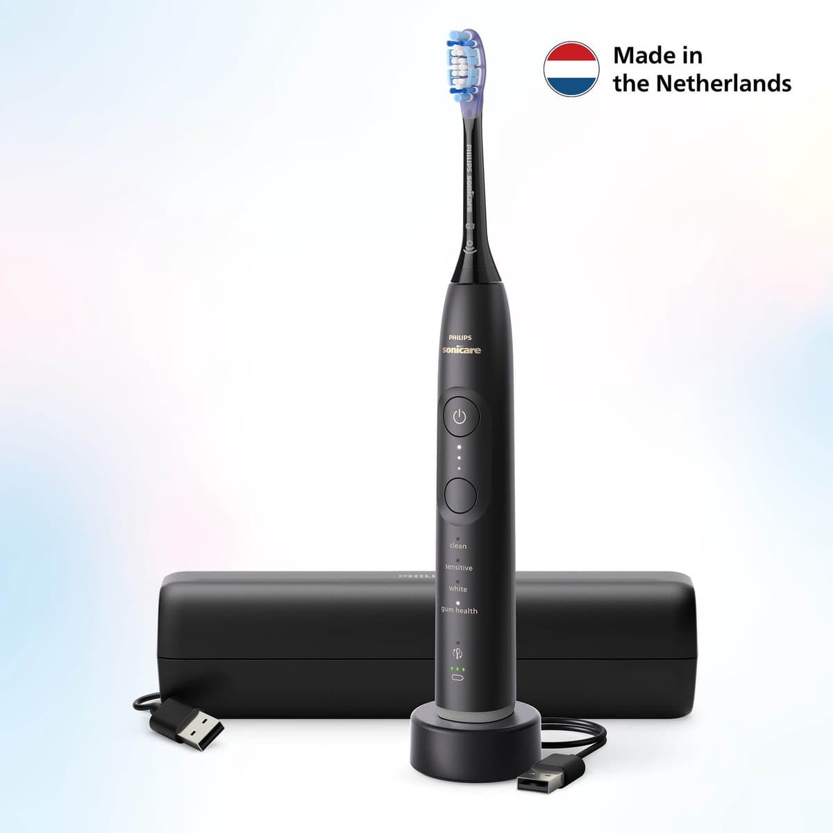 Philips Sonicare 7100 Series - Elektrische Tandenborstel - Zwart - Reisetui - Gezonder tandvlees - HX7421/01 thumbnail 8