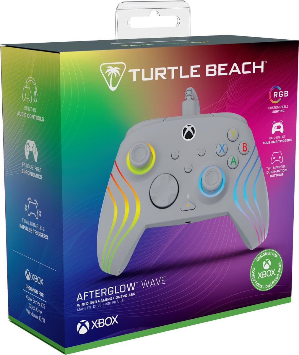 Turtle Beach Afterglow Wave - Controller - Windows 10|11, Xbox Series X|S, Xbox One - Grey thumbnail 5