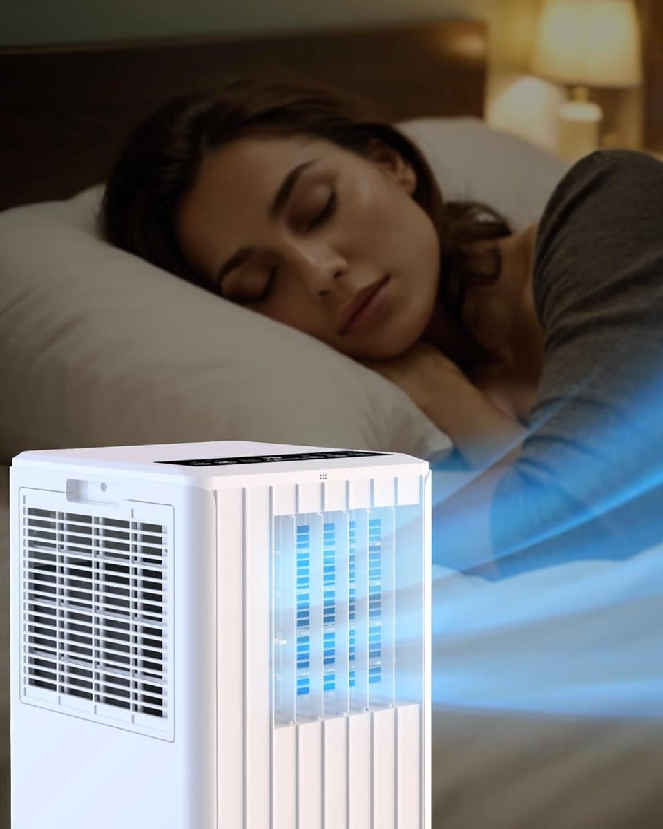 RFWR® Mobiele Airconditioning 9000 BTU voor Ruimtes tot 80 m³ - 3-in-1 Koelen, Ventileren en Ontvochtigen thumbnail 4