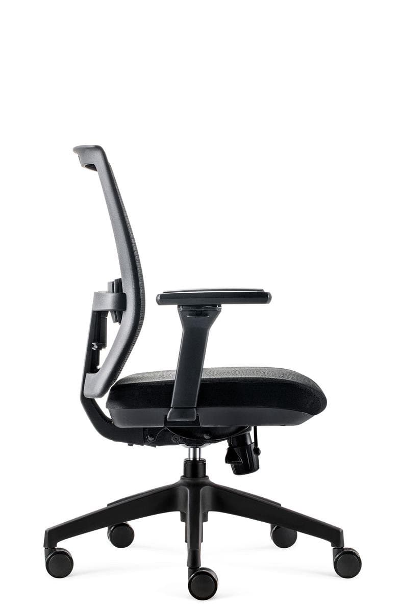BENS 835-Ergo-4 - Ergonomische Bureaustoel - Bureaustoelen voor volwassenen - Kantoorstoel - Comfortabele rug - en lendenondersteuning voor lang zitten – GREENGUARD Gold, NEN-EN 1335 en ARBO – Thuiswerk en kantoor thumbnail 3