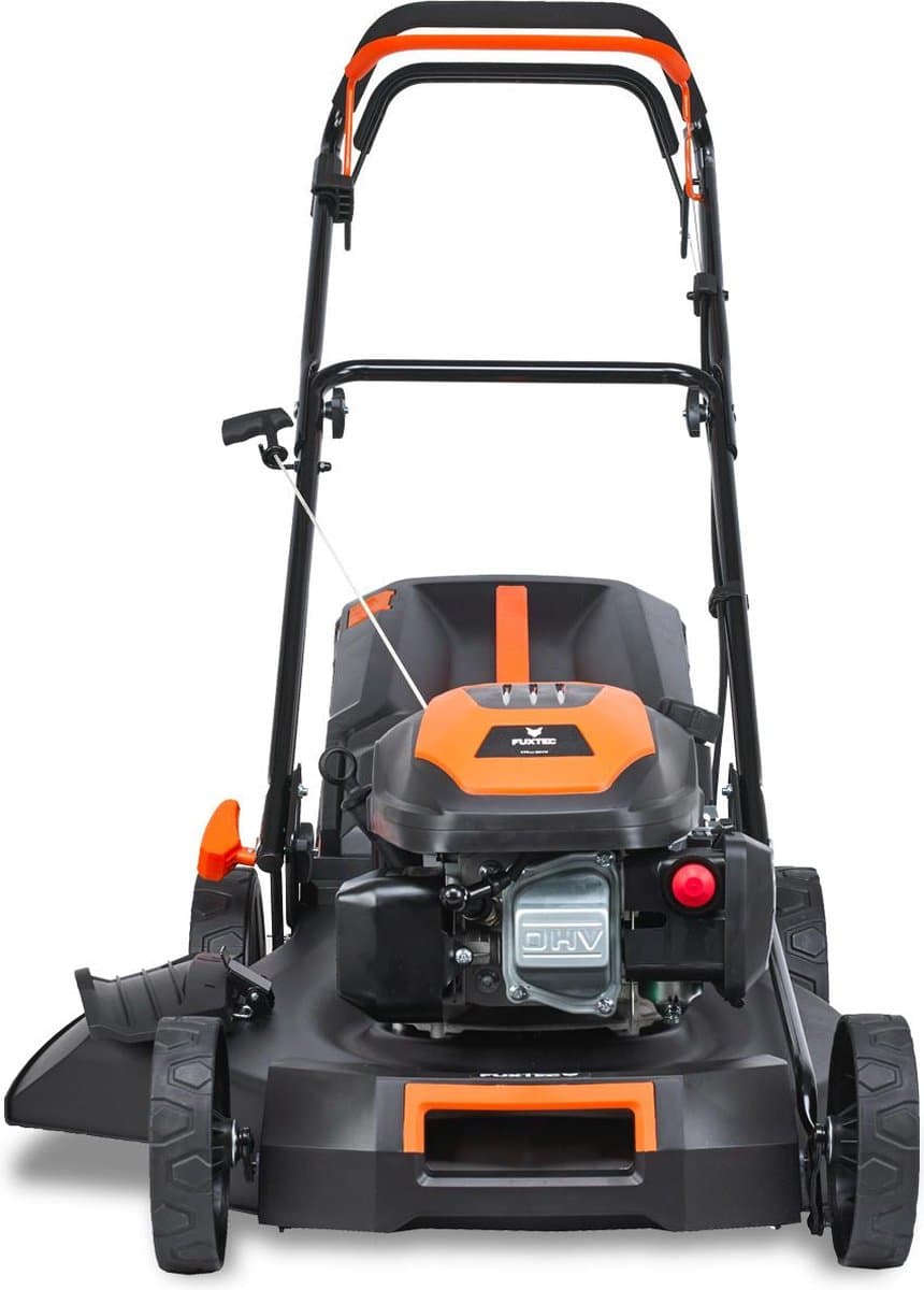 FUXTEC 4in1 Benzine Grasmaaier FX-RM5170 - 4pk/2,9kW - 51cm Maaibreedte - 7-traps Hoogteverstelling - 4-Takt - Achterwielaandrijving - 60L Grasvanger - Mulchfunctie & Zij-uitworp thumbnail 6
