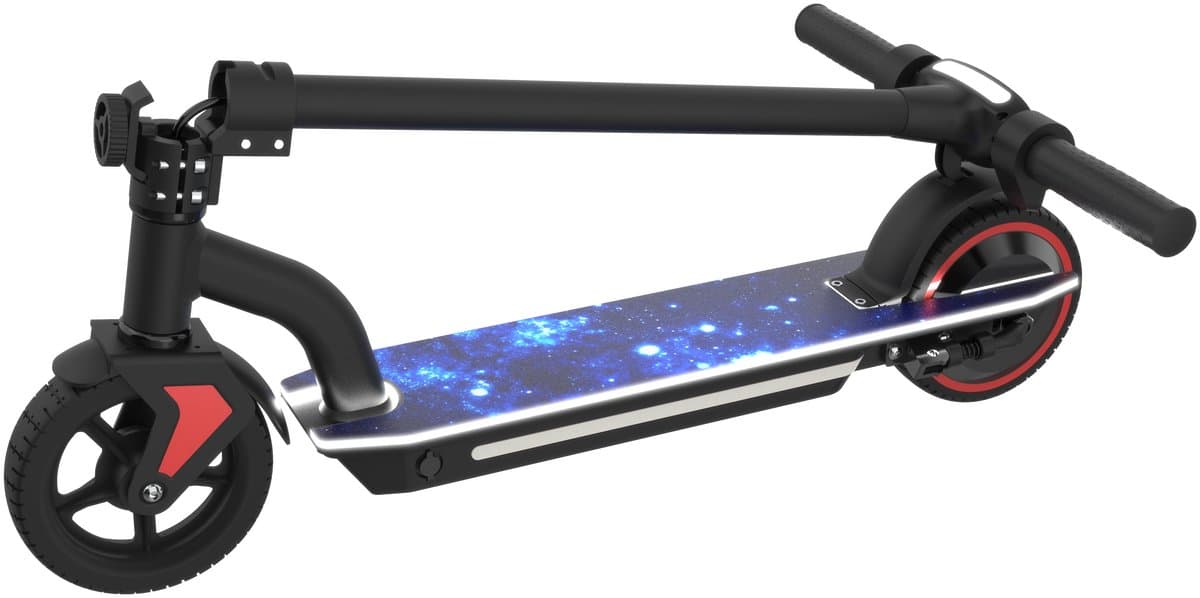 Elektrische Step Kinderen - Inklapbaar - 6 tot 12 jaa - 130W - Max 16 km/u - 6-10 km Bereik - LED Verlichting - Zwart thumbnail 5