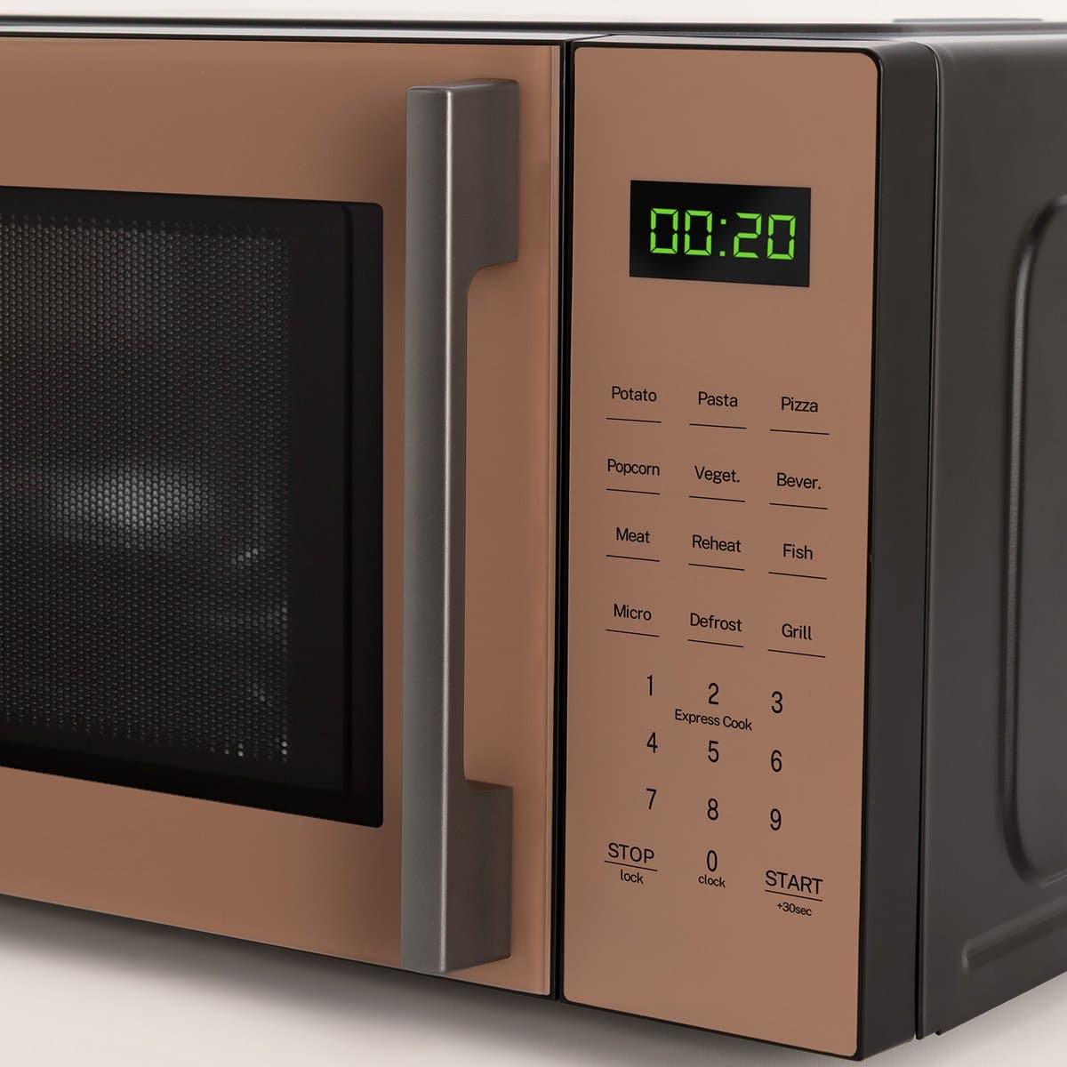 CREATE - Magnetron 23L met grill- en ovenfunctie 1000W - Mokka - MICROWAVE STUDIO thumbnail 2