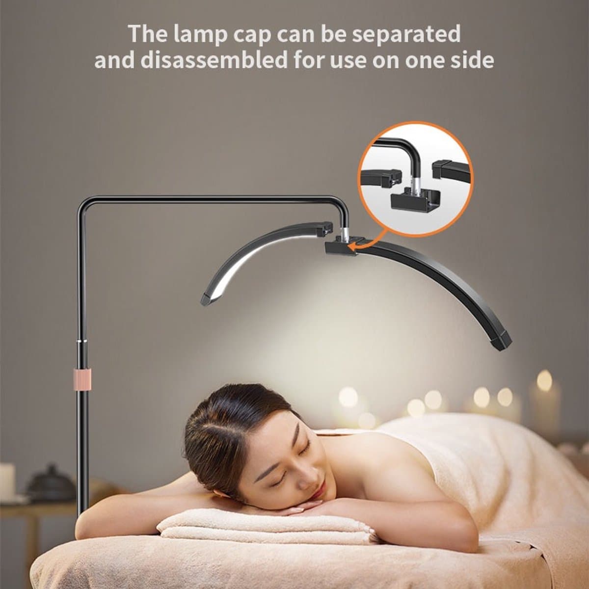 LuminexPro M5 Moonlight – Professionele LED Booglamp 36W – Dimbaar 3200K-5600K – CRI 90+ – Afstandsbediening – Make-up, Beauty & Content Creators thumbnail 2