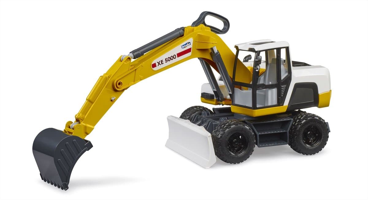 Bruder 03413 XE 5000 Graafmachine op wielen met draaibare bak thumbnail 8