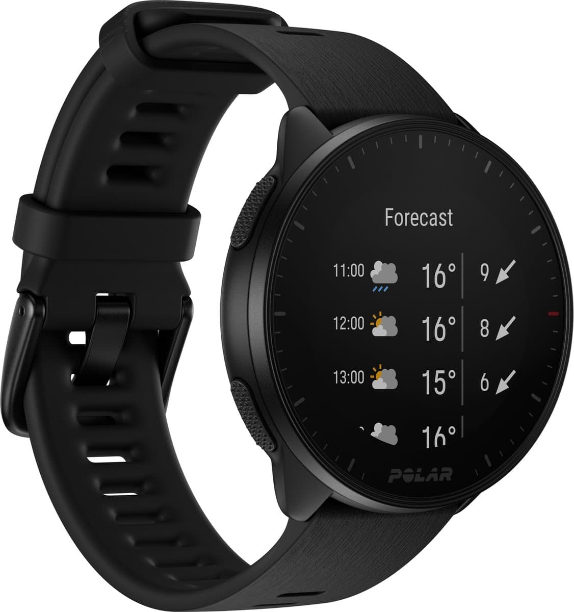Polar Pacer -  GPS Hardloophorloge -  Night Black - Maten S-L thumbnail 2